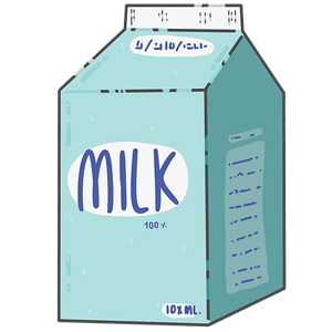 Milk packet picture